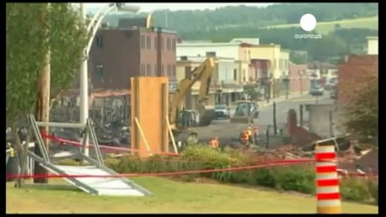 Fires doused in Canadian freight train disaster