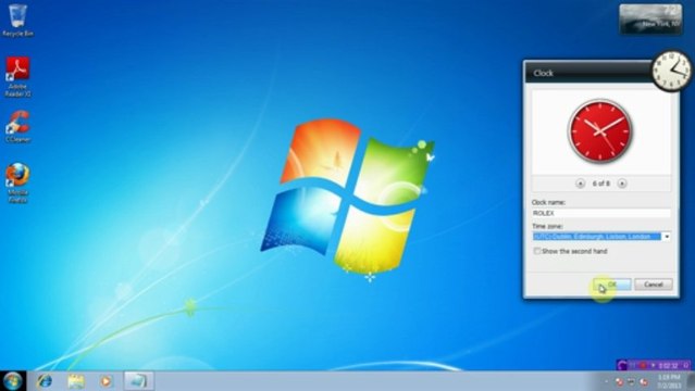 Desktop Gadgets set and customize yourself
