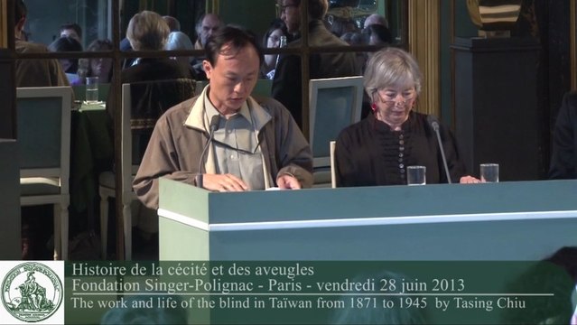 Histoire de la cécité et des aveugles - Tasing chiu