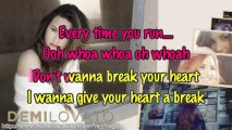 Demi Lovato - Give Your Heart A Break [Karaoke _ Instrumental]