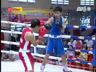 Giải boxing - Trận 5: Võ sĩ Phan Văn Hiền (TPHCM) - Từ Hải Hưng (H. Phòng)