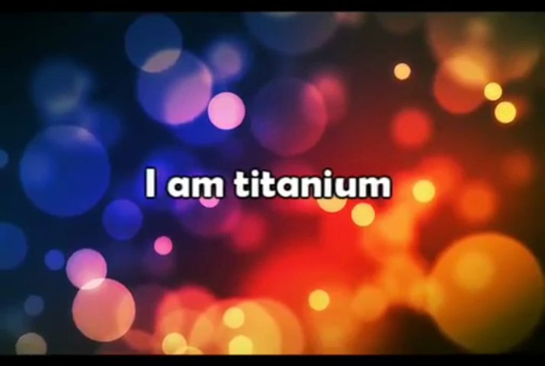 karaoke Titanium - Sia (piano version)