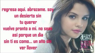 Selena Gomez - Un año sin ver llover (KARAOKE)