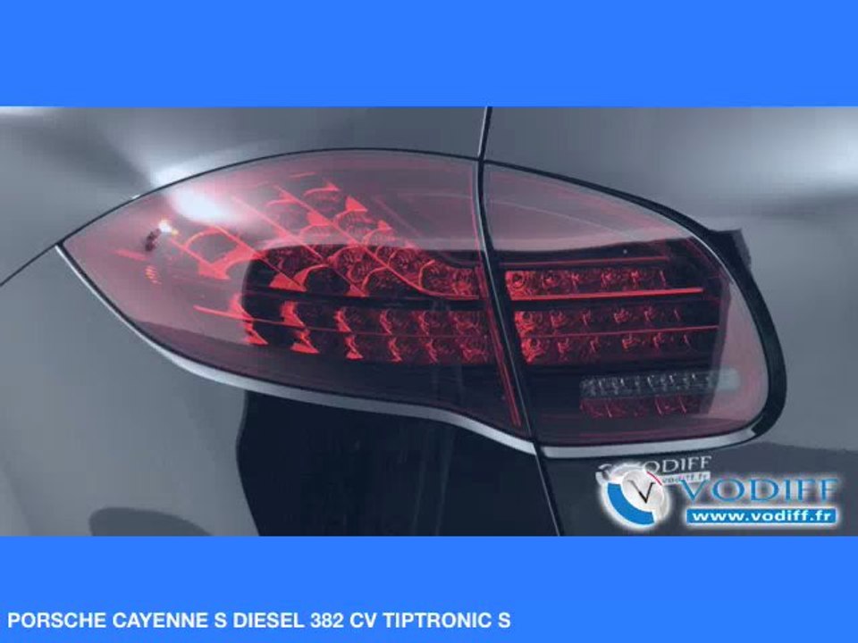 VODIFF : PORSCHE OCCASION ALSACE : PORSCHE CAYENNE S DIESEL 382 CV TIPTRONIC S
