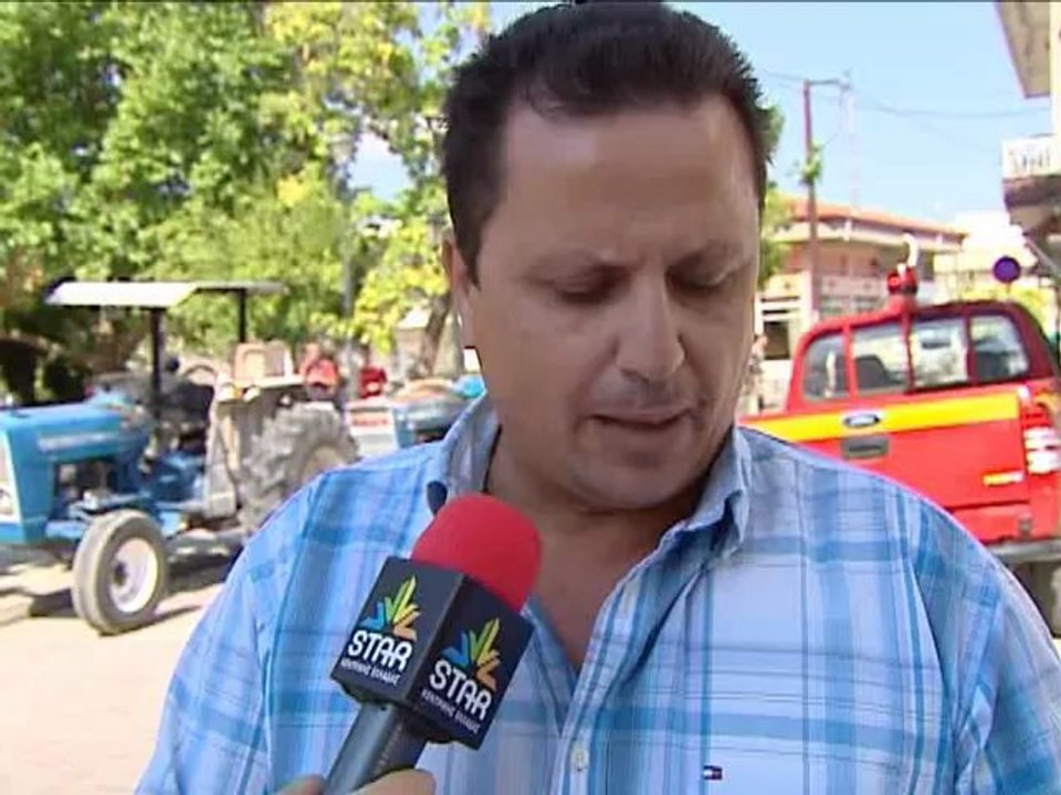 Έβγαλαν τα τρακτέρ στους δρόμους οι αγρότες του...