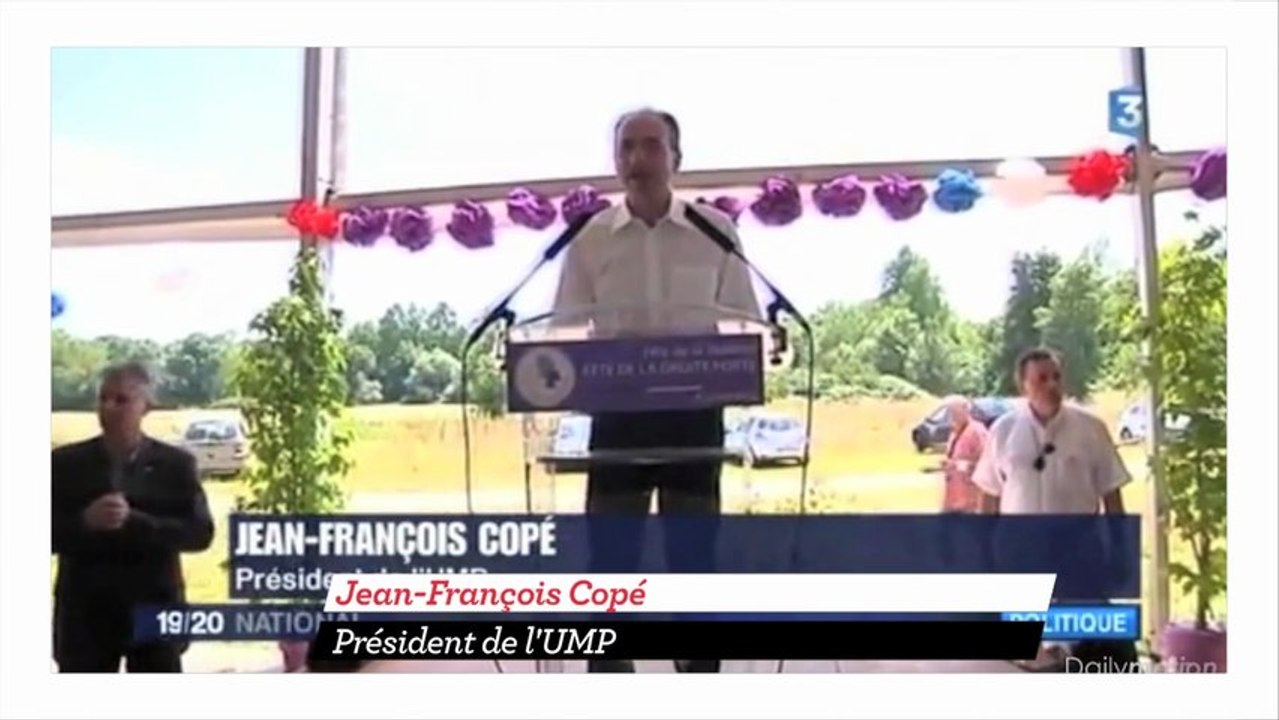 Copé hué après avoir inauguré "la fête de la rose"