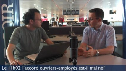 Le 11h02: l’accord ouvriers-employés, «un compromis intelligent»
