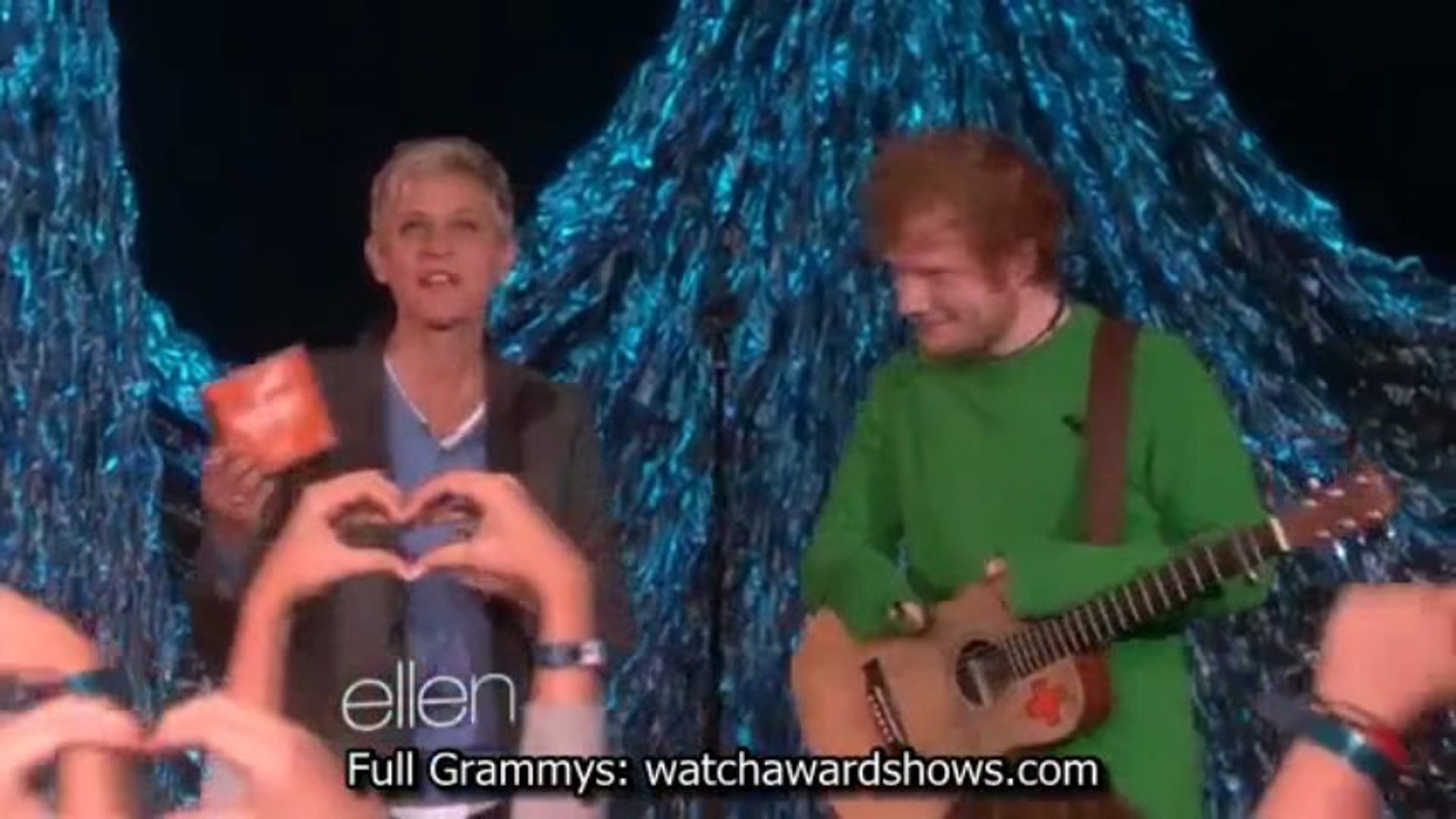 #Ed Sheeran The A-Team live performance Grammys 2013