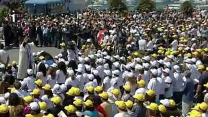 Le pape François à Lampedusa