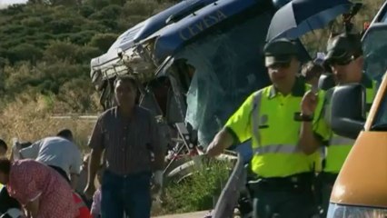 Espagne: neuf morts dans un accident de car