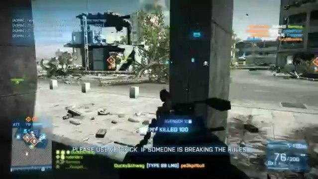 Battlefield 3 Type 88 Suppressed Deep Zombie Talk (BF3 Gameplay)