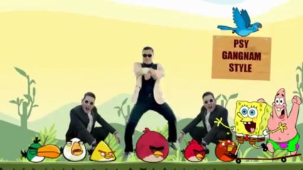 PSY Gentleman Vs Gangnam Style - Angry Birds