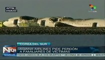 Pide perdón presidente de Asiana Airlines por accidente en EE.UU.