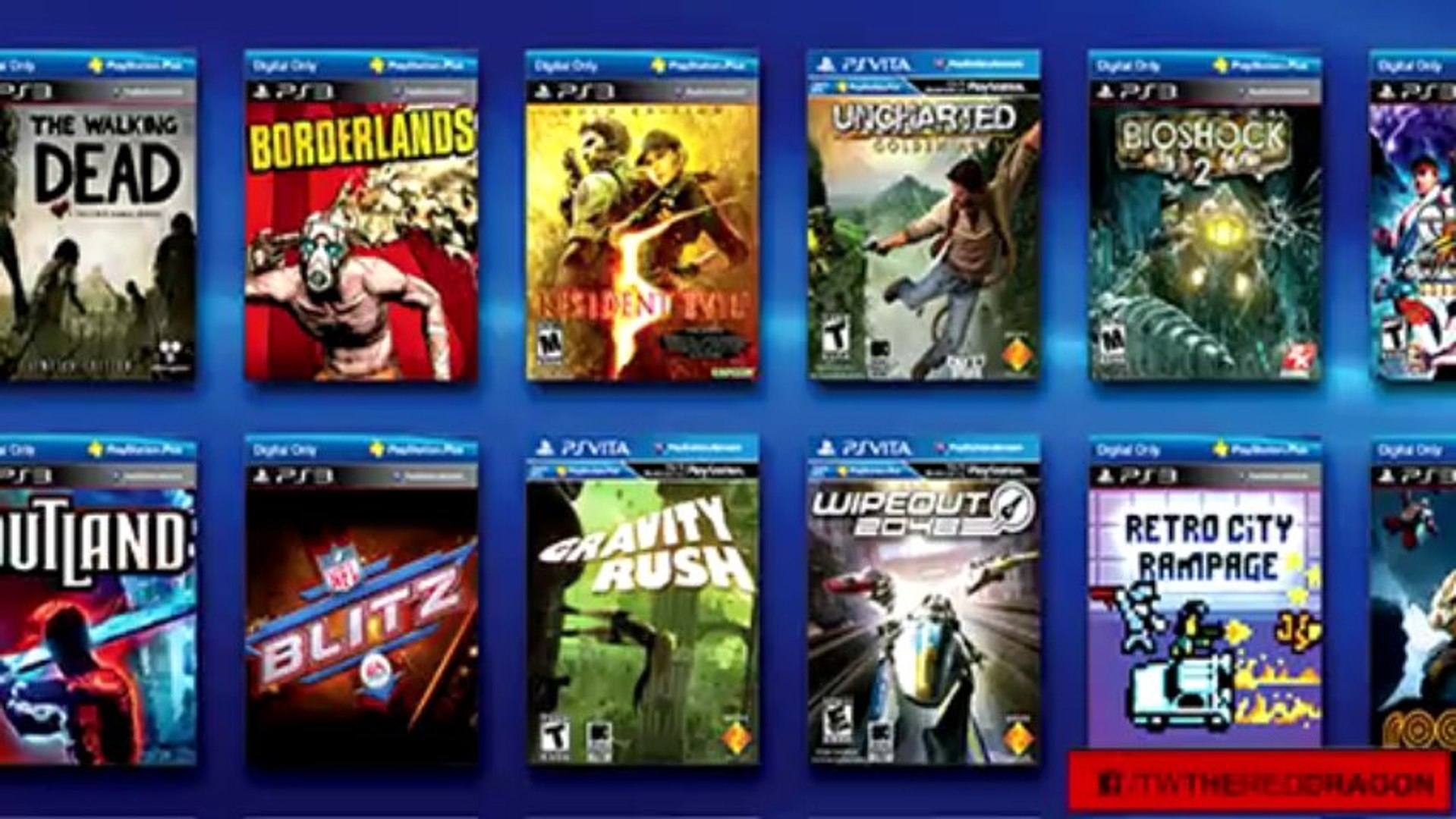 PlayStation Plus+ Free Games PS3/PS4/PSVITA  Games With Gold - Free Games  Xbox 360/Xbox One 