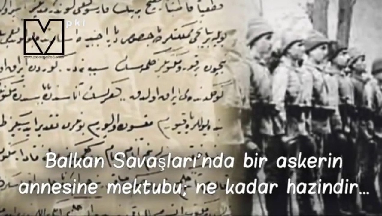 "Son Mektup"Balkan Savaşı