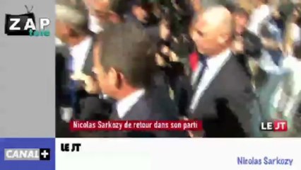 Zapping Actu du 9 Juillet 2013 - Retour de Sarkozy dans son clan - Faire ses courses en voiture