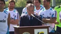 Florentino Pérez asegura que Cristiano Ronaldo se retirará en el Real Madrid