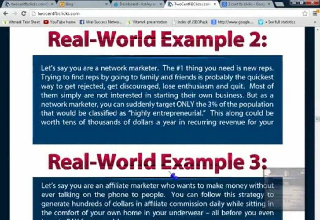 2 Cent FB Clicks A SCAM? Two Cent FB Click Going To Flop?