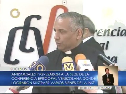 Conferencia Episcopal Venezolana: Era imposible pensar que las puertas de una iglesia podrían ser violadas