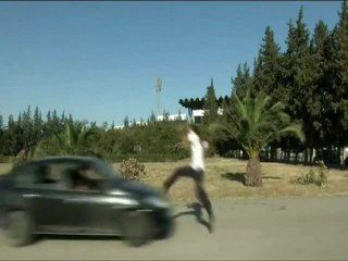 Man Tries to Jump Over Speeding Car - www.copypasteads.com