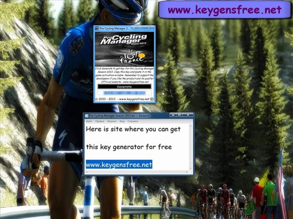 keygen pour Pro Cycling Manager Season 2013: Le Tour de France gratuit
