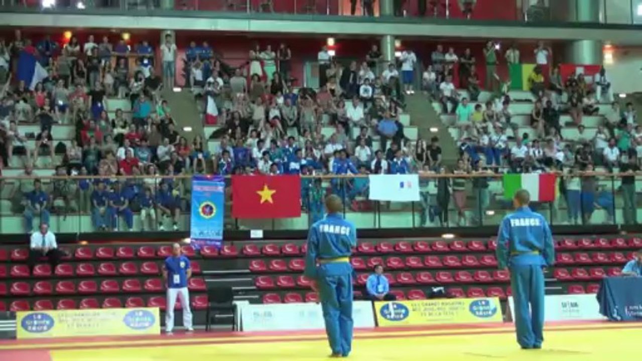 Monde Vovinam 2013 - Maillard et Leleu, titrés en Song Luyen 3