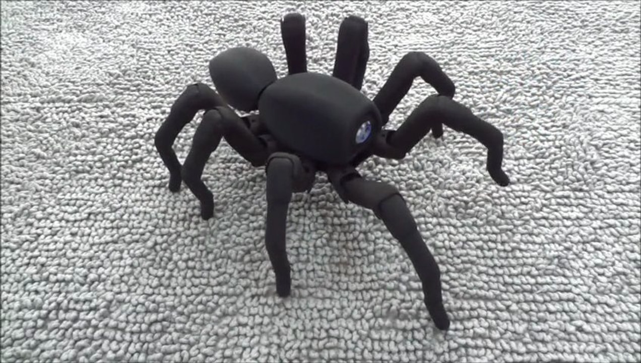 T8 the Bio Inspired 3D Printed Spider Octopod Robot [HD]