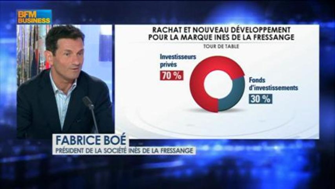 Fabrice Boé, président de la société Ines de la Fressange dans Le Grand Journal - 28 juillet 1/4