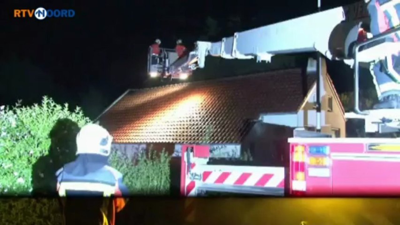 Brandje in woning Heiligerlee - RTV Noord