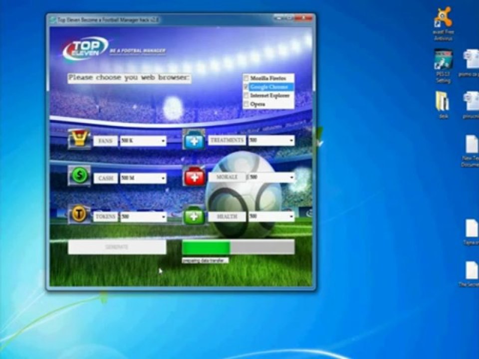 NEW Top Eleven Tokens hack UPDATED