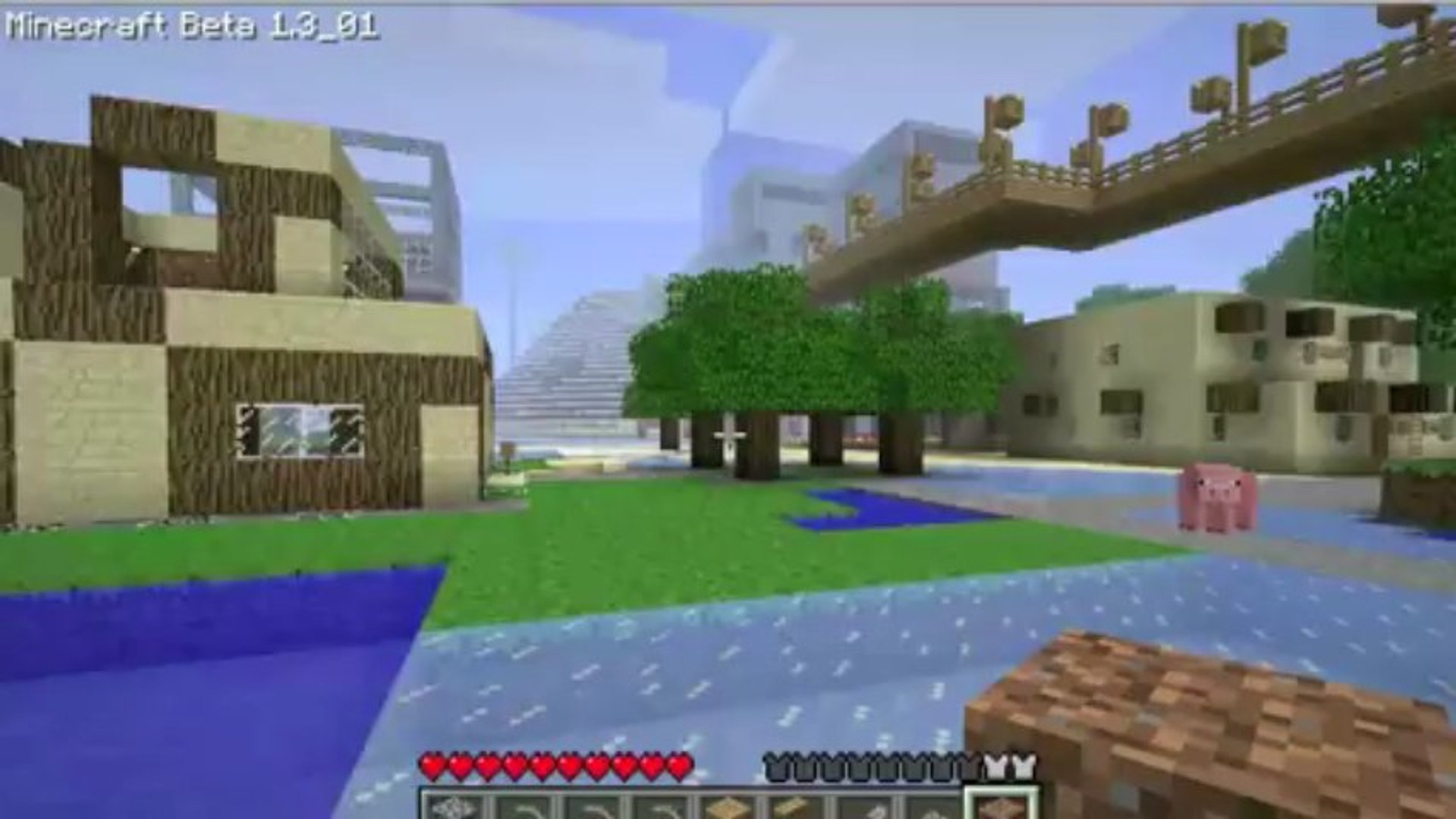 ⁣Minecraft Soccer Field!