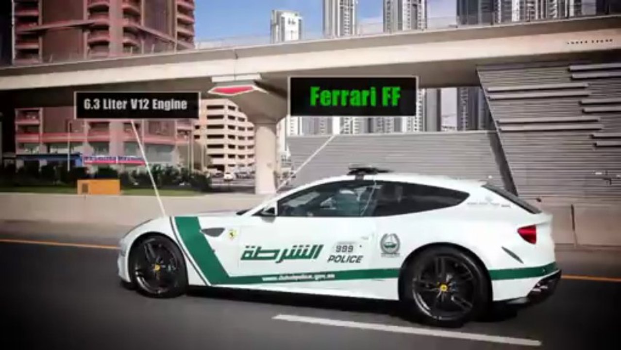 Dubai Police with Lambo, Ferrari, Camaro: fastest cop cars in the world!