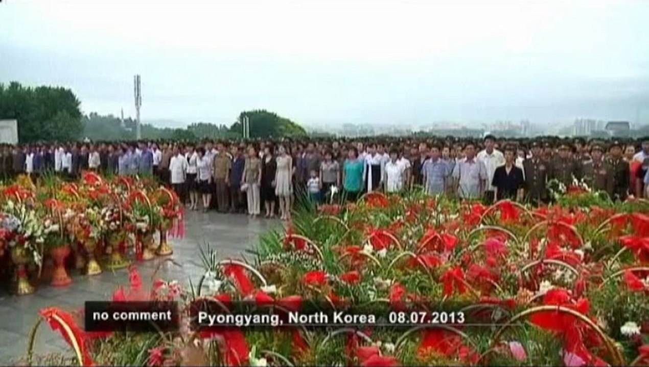 La Corée du Nord commémore le décès de... - no comment