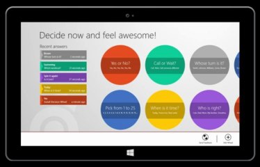 Universal Decision Maker - Best decision making app for Windows 8