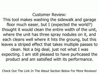 Powerwasher 80009 Universal Pressure Washer H20 PowerWash Broom Review