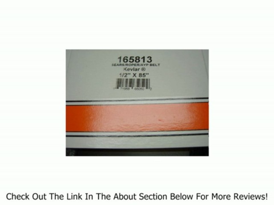165813, 161850 Replacement belt made with Kevlar. For Craftsman, Poulan, Husqvarna, More. Review