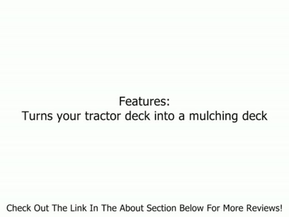 Husqvarna 960710025 Mulch Kit With Plug & Cover For 30-Inch Mower Decks Review