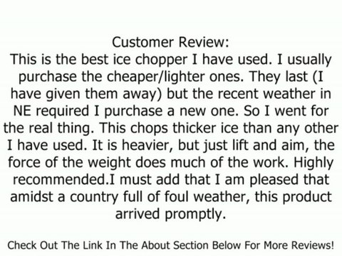 Bully Tools 92200 Heavy Duty Sidewalk and Ice Chopper with Long Steel Handle Review