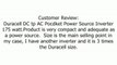 Duracell 813-0291-07 175 Watt DC to AC Pocket Power Source Inverter Review