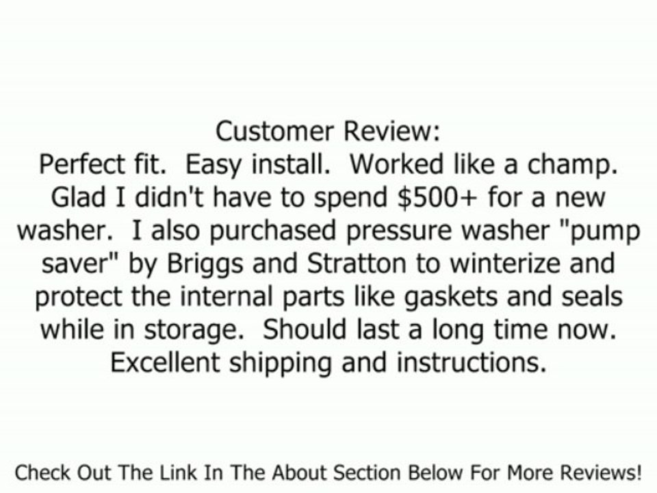 Briggs & Stratton 206376GS Assembly Pump for Pressure Washers Review