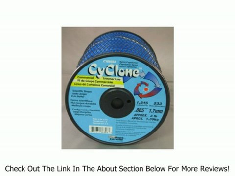 Cyclone .065-Inch 3-Pound Spool Commercial Grade 6-Blade Grass Trimmer Line, Blue CY065S3-2 Review