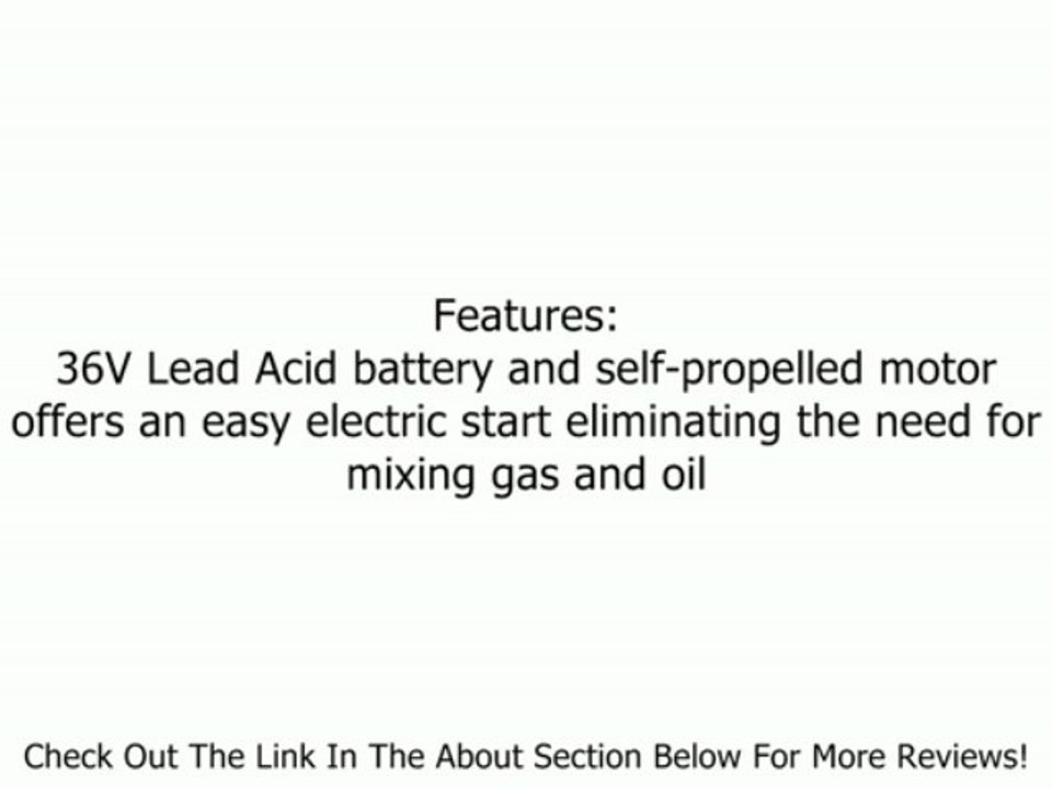 GreenWorks 25272 36-volt Self Propelled Corded Mower, 19-Inch Review