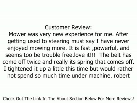 Husqvarna RZ4621 46-Inch 21 HP Briggs & Stratton Gas Powered Zero Turn Riding Lawn Mower Review