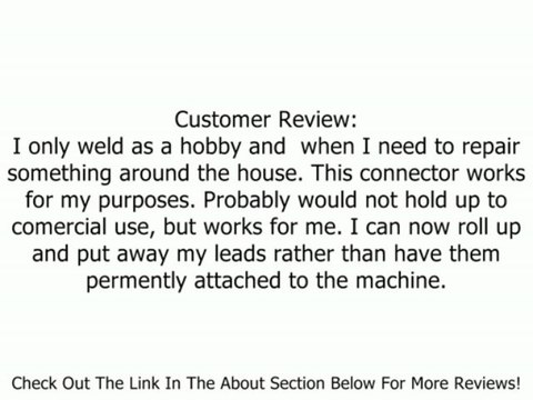 US Forge Welding Black Cable Connectors #4 thru #1/0 Review