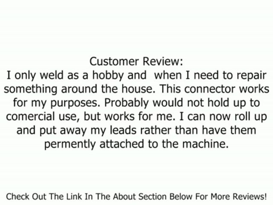 US Forge Welding Black Cable Connectors #4 thru #1/0 Review