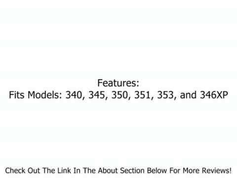 Husqvarna 531300354 Bar & Chain Oil Cap For 340, 345, 350, 351, 353, and 346XP Review