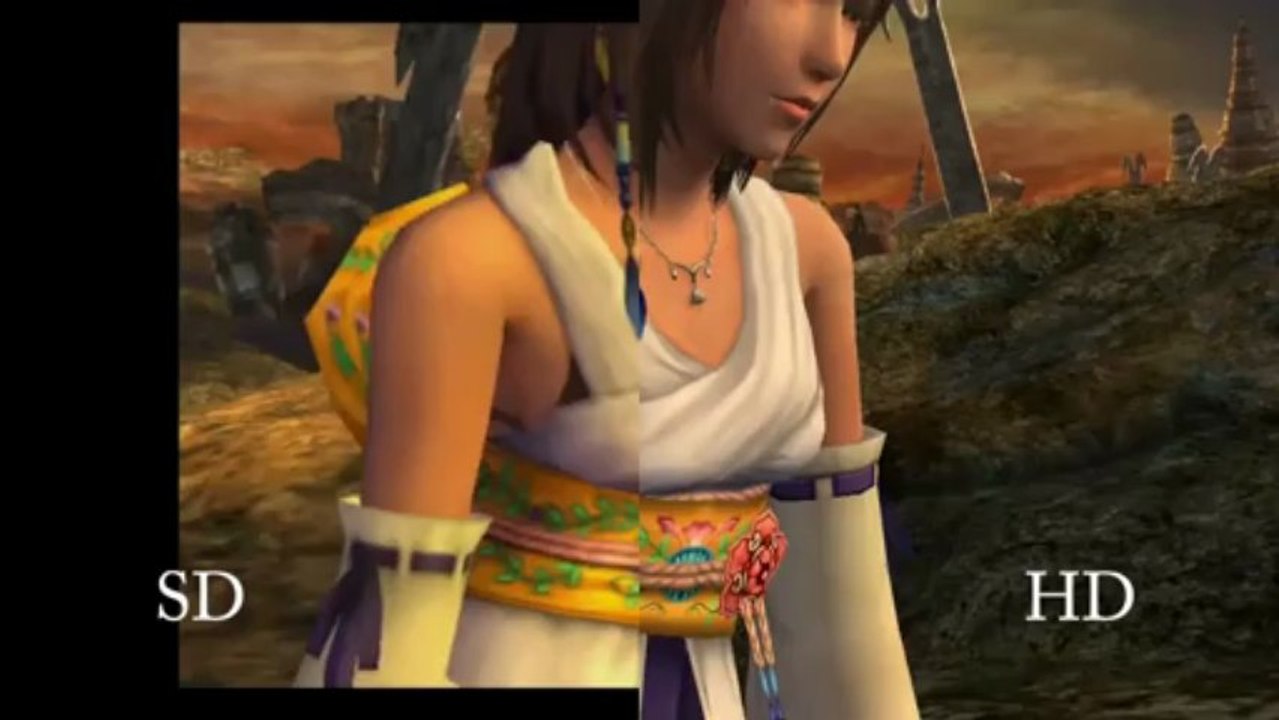 Final Fantasy X / X-2 HD Remaster (PS3) - Comparaison entre les versions HD et originale