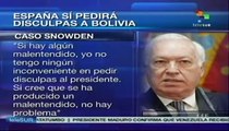 España pedirá disculpas al presidente de Bolivia