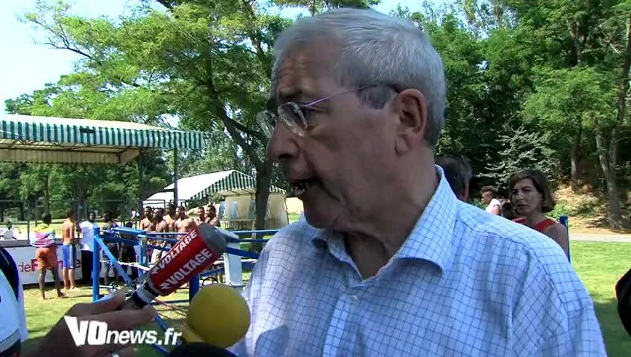 Un village sportif à la base de loisirs de Cergy-pontoise