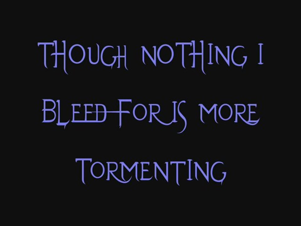 Evanescence-Snow White Queen Lyrics (The Open Door)